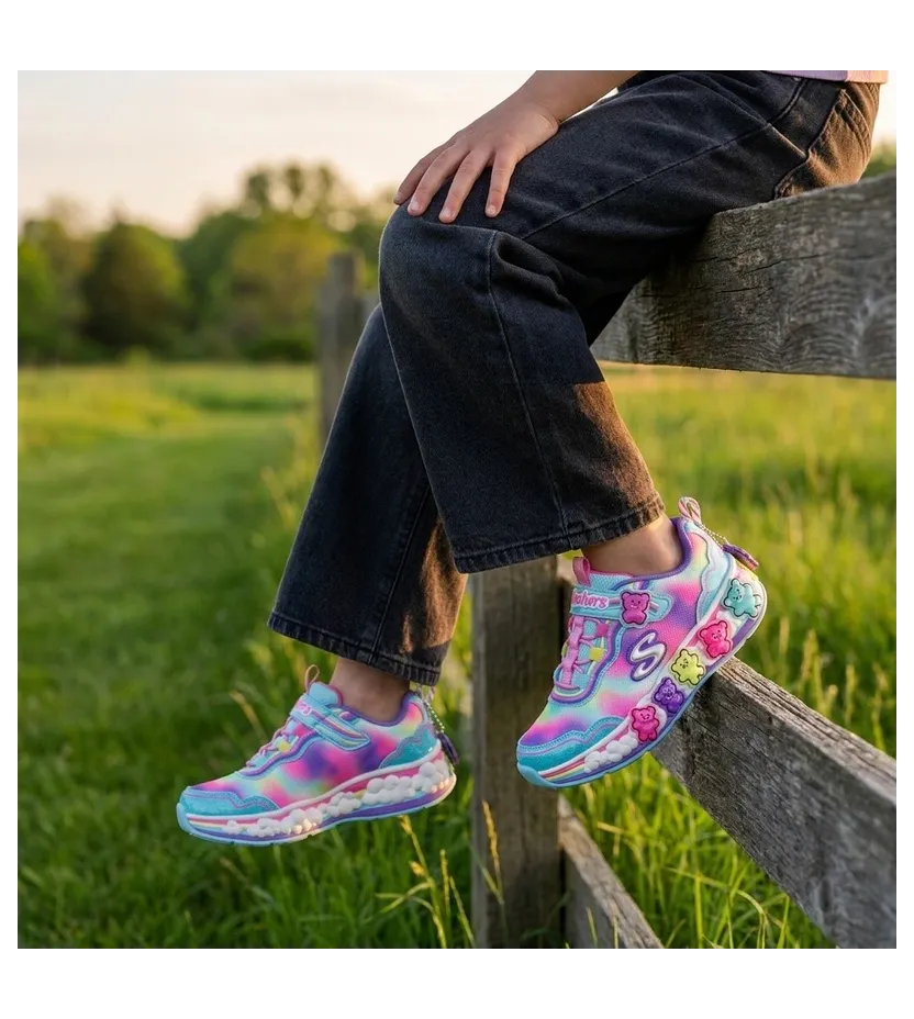 Skechers Sweet Kickz Gummy Friends Blue (303205LLBMT)