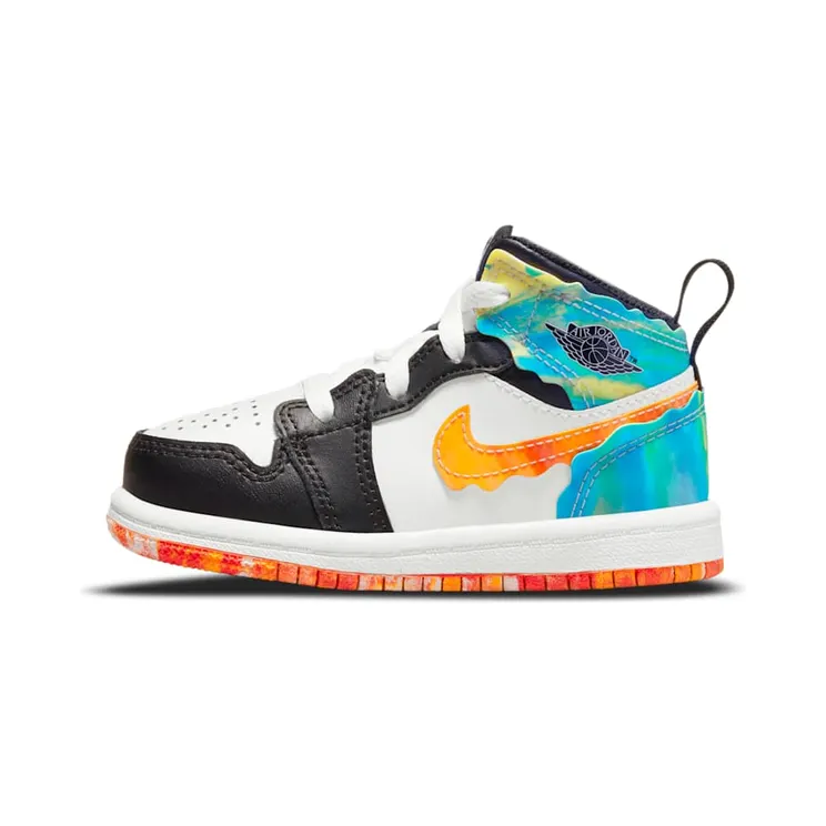 Jordan 1 Mid SE Wavy “Black / Team Orange / Kumquat / White” (DJ6564-038)