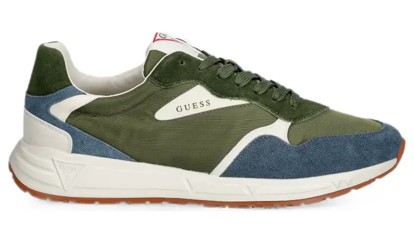 GUESS USA Aria sneakers met vlakken en logoprint – Groen (FMJRIAELE12)