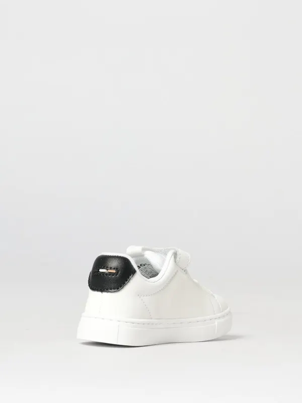 Boss Faux Leather Sneakers White (J5282410P) (2)