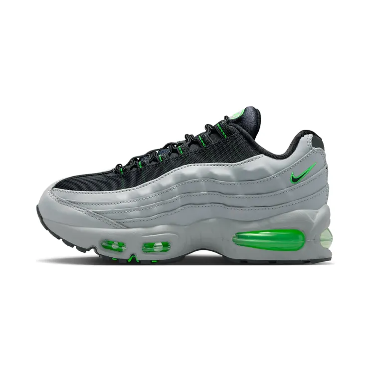 Nike Air Max 95 Racing Pack “Light Smoke Grey / Green Strike / White / Black” (II4130-012)
