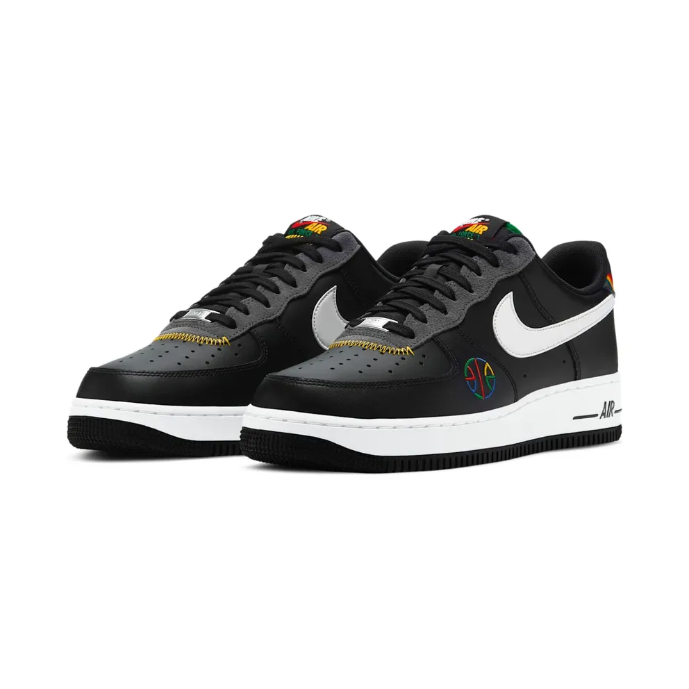 Nike Air Force 1 Low Live Together, Play Together (Peace) Black/White-Dark Grey-University Gold (DC1483-001)