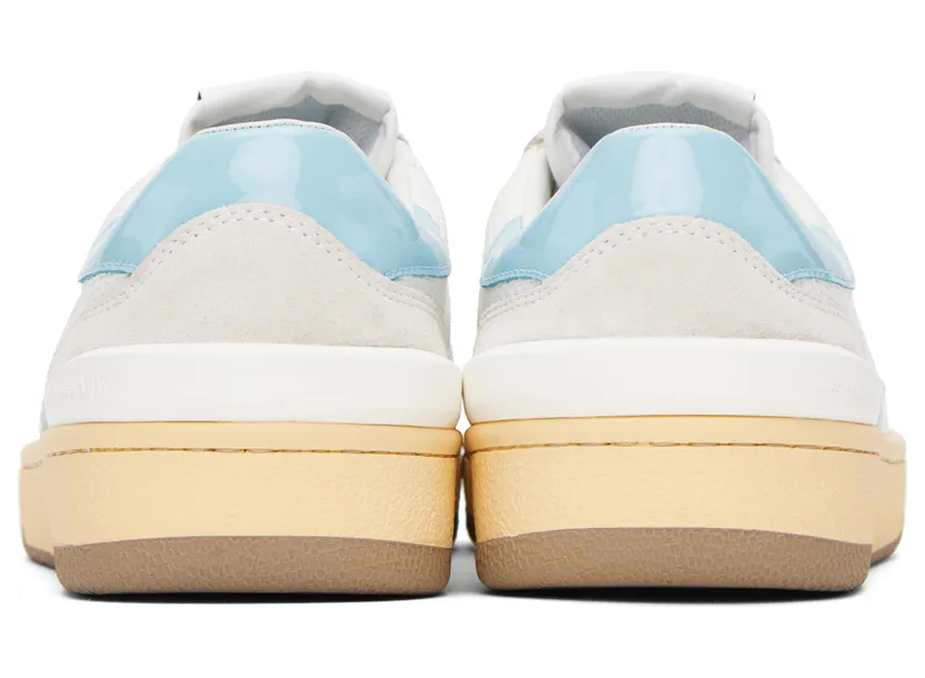Lanvin Blue & White Clay Sneakers (FW-SKDK00-GLOS-A22) (2)