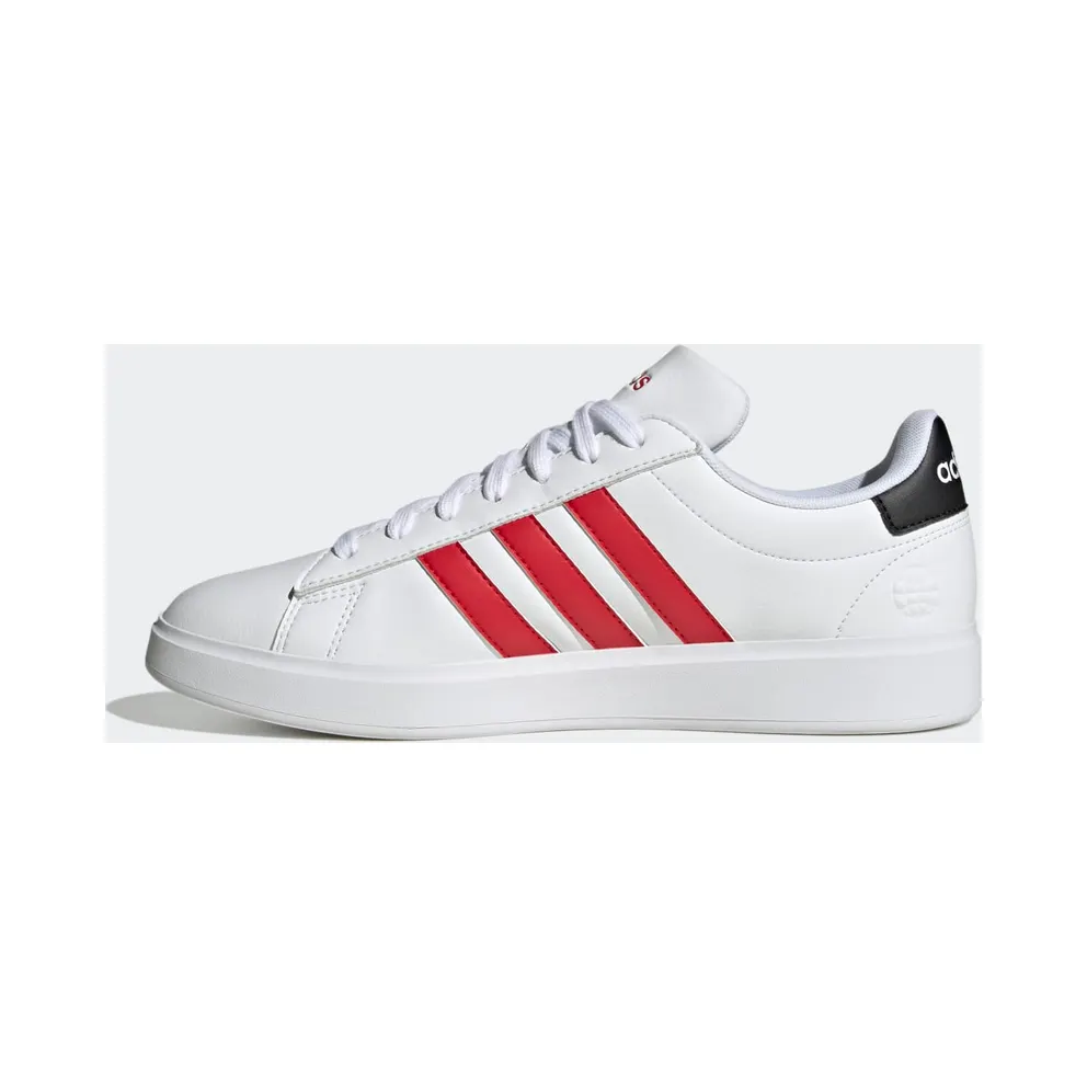 Adidas Grand Court Cloudfoam Comfort Cloud White / Better Scarlet / Core Black (FZ6363)
