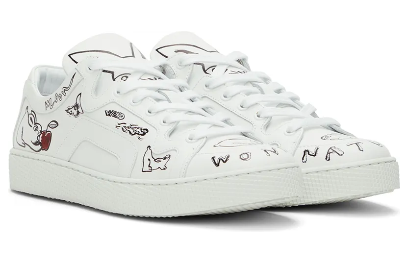 Pierre Hardy Shinsuke Kawahara Editon White Usagi 104 Sneakers (VX02) (4)