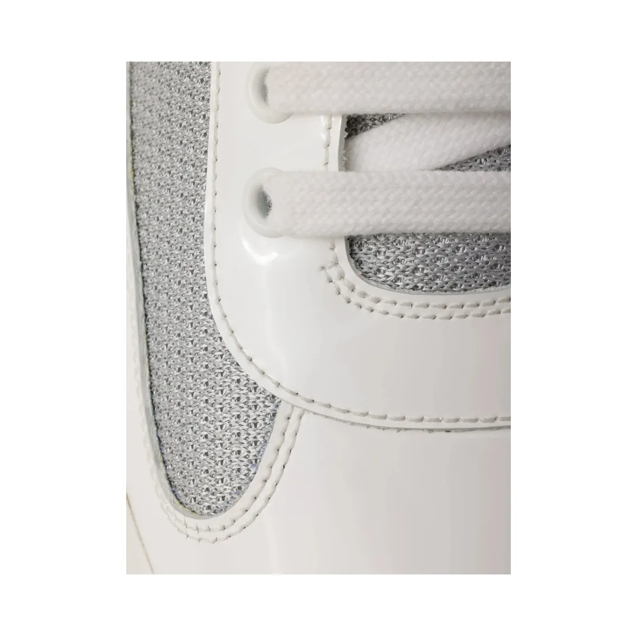 Prada Patent Leather and Technical Fabric America’s Cup “White/Grey” (4E3400 F G000 ASZ F0J36) (3)