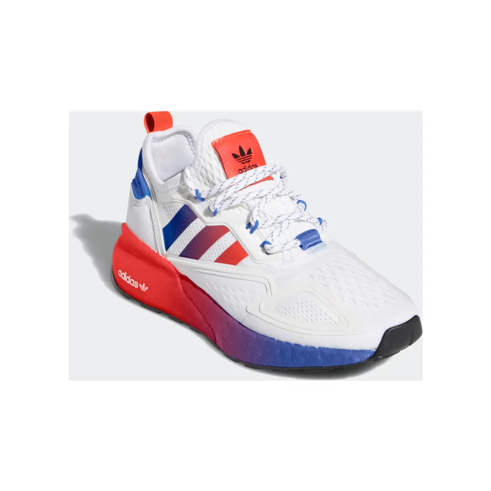 adidas ZX 2K Boost Cloud White / Solar Red / Blue (FX9519)