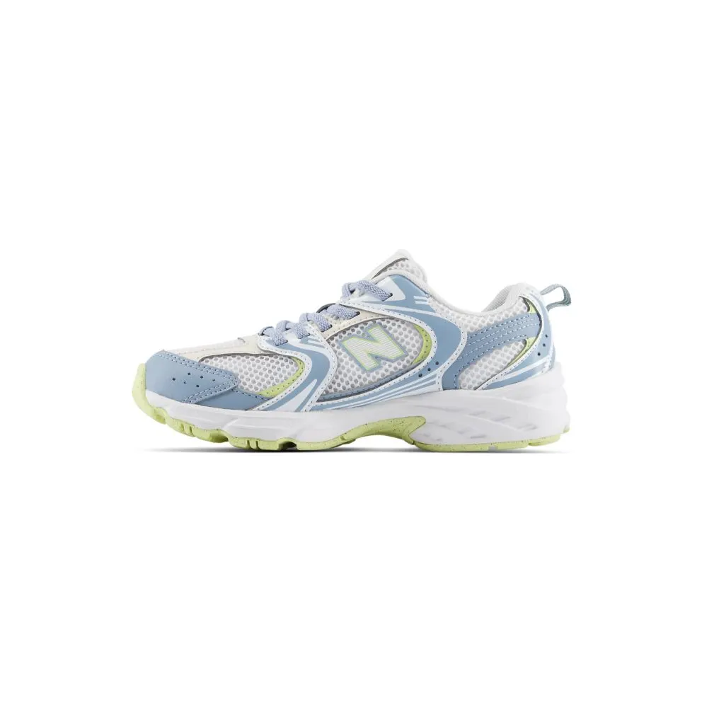 New Balance 530 Bungee Lace PS “Light Arctic Grey White” (P5303W7)
