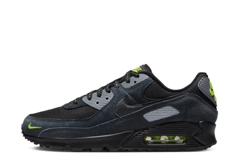 Nike Air Max 90 Black Volt Cool Grey (FQ2377-001)
