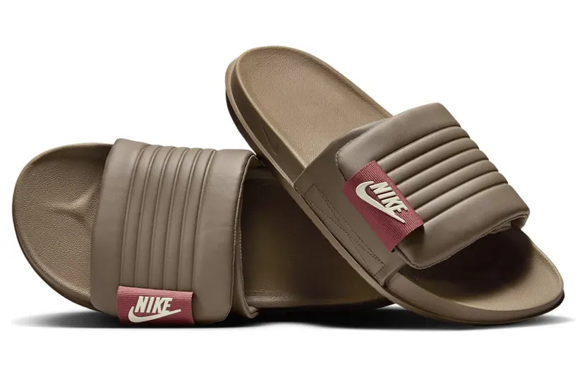 Nike Offcourt Adjust Slide Ironstone Red Sepia Coconut Milk (DQ9624-005)