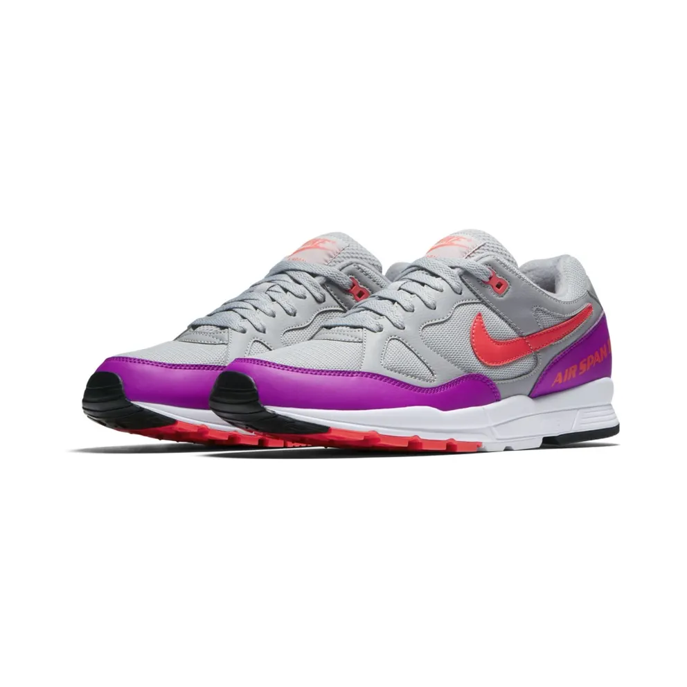 Nike Air Span 2 Wolf Grey Solar Red Vivid Purple Wolf Grey/Solar Red-Vivid Purple-White (AH8047-009)