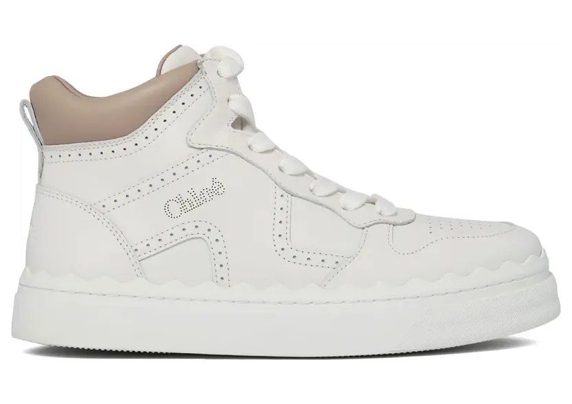 Chloe Chloé mit perforierten Details “White” (CHC24W05HNZ)