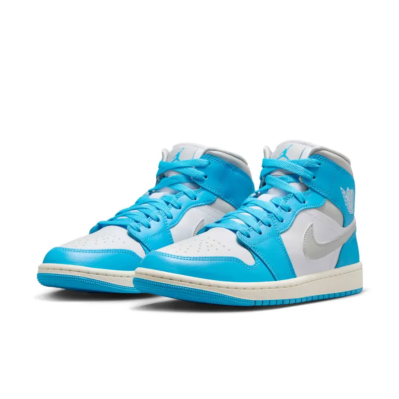 Jordan 1 Mid “Dark Powder Blue White Sail Neutral Grey” (BQ6472-400)