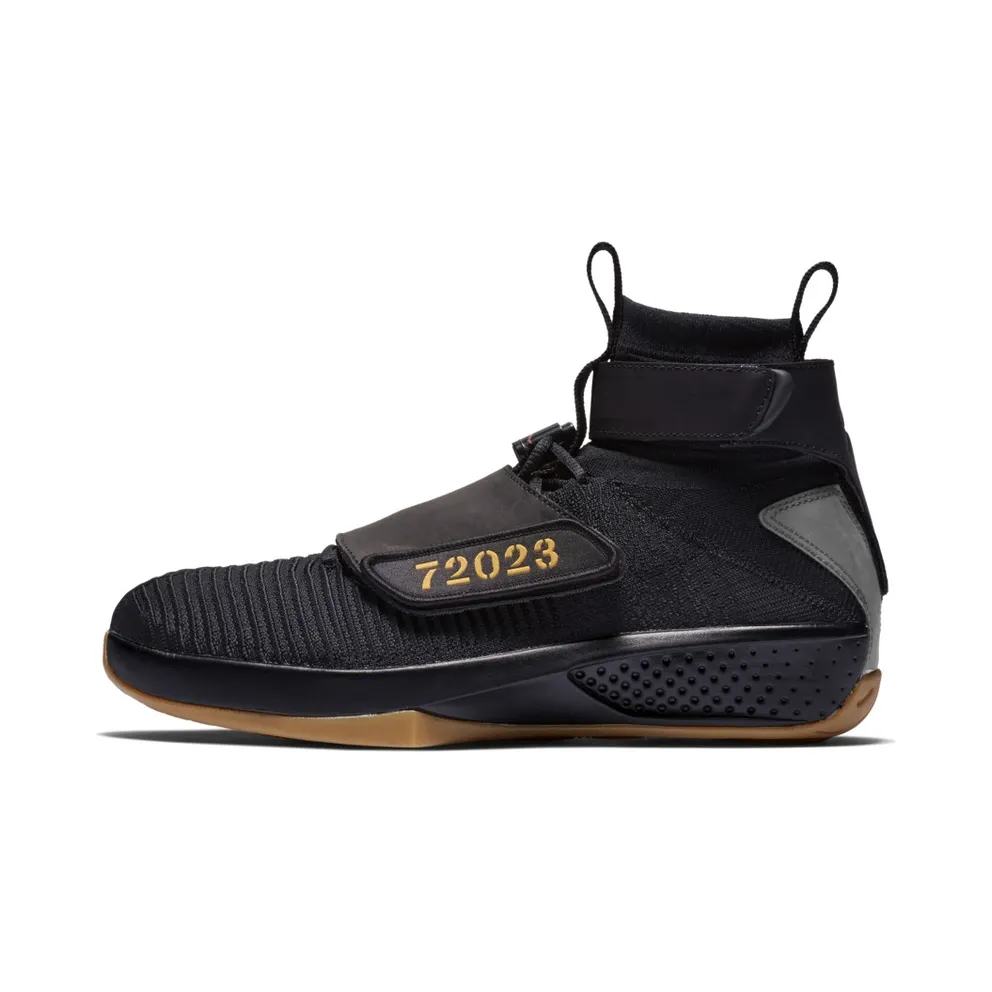 Jordan XX Flyknit R&B Melo Black Black/Black-Gum Light Brown (BQ3271-001)