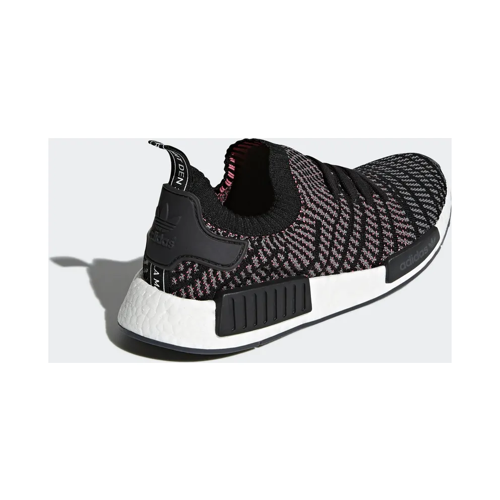 adidas NMD R1 STLT Black Grey Solar Pink Core Black/Grey Four/Solar Pink (CQ2386)