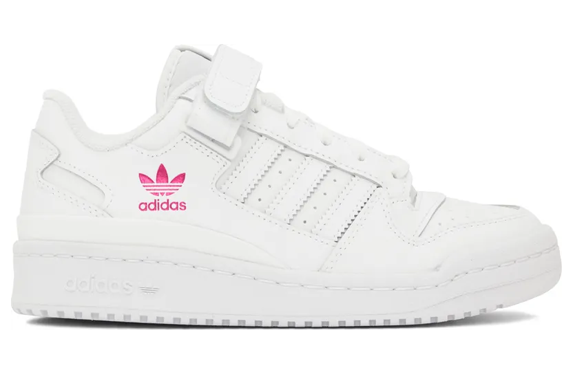 adidas Forum Low Cloud White / Cloud White / Shock Pink (G58001)