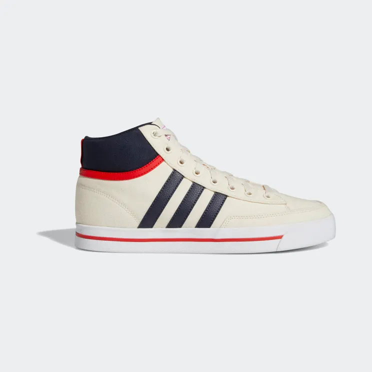 adidas Retrovulc Mid Canvas Skateboarding Wonder White / Legend Ink / Vivid Red (GW8375)