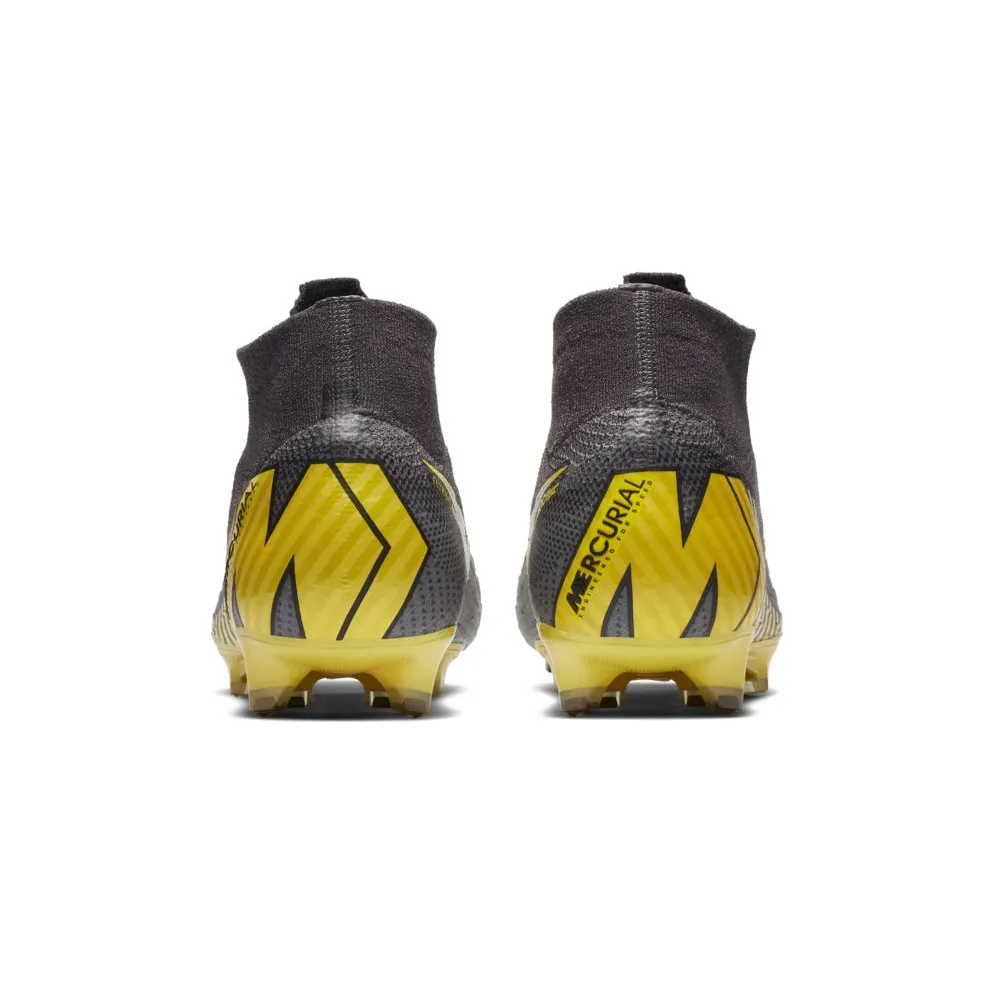 Nike Mercurial Superfly 6 Elite FG Thunder Grey Thunder Grey/Dark Grey/Yellow (AH7365-070)