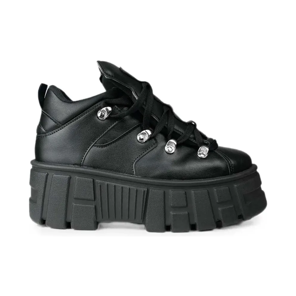 Altercore Logan platform lace-up – Black (LOGANBLACK)