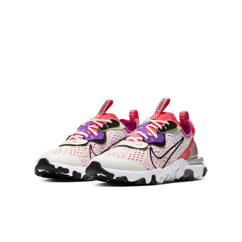 Nike React Vision Barely Volt Laser Crimson (GS) Summit White/Barely Volt-Laser Crimson-Black (CD6888-102)
