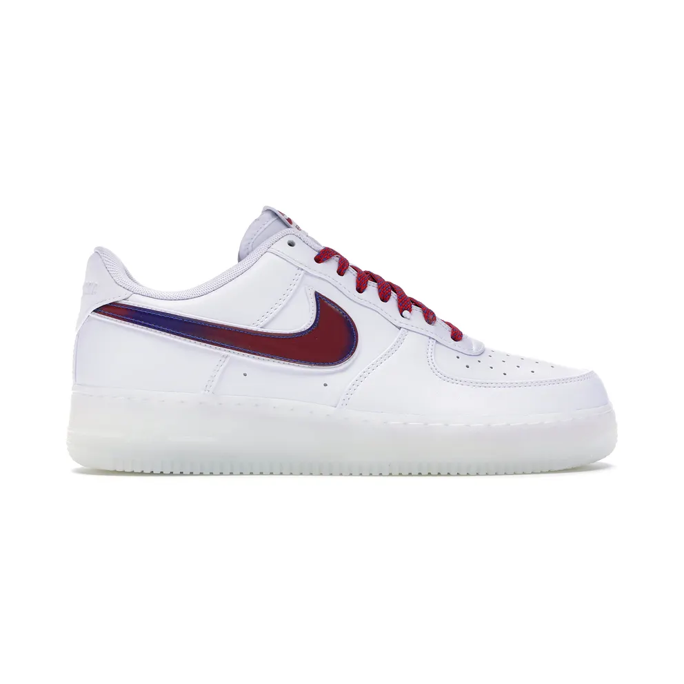 Nike Air Force 1 Low De Lo Mio White/White-Game Royal-University Red (BQ8448-100)
