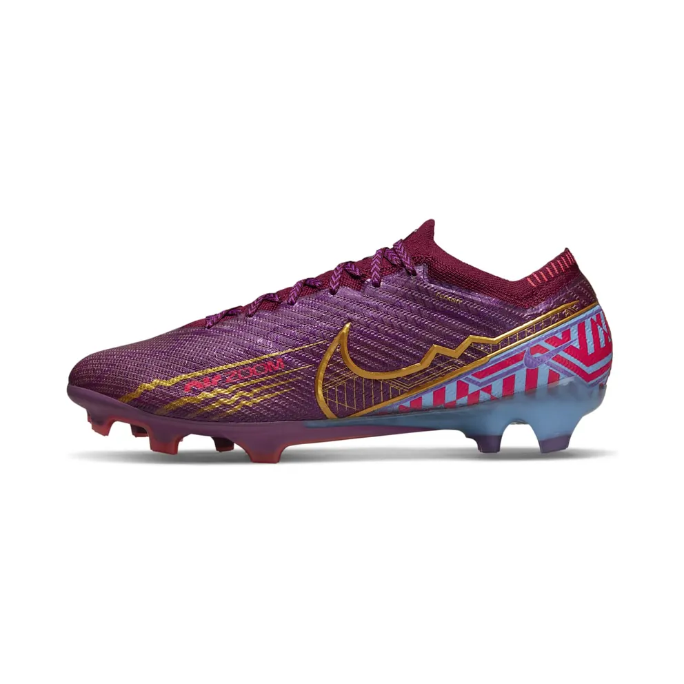 Nike Zoom Mercurial Vapor 15 Elite KM FG Cleats “Mbappe Dark Beetroot” (DR9996-694)
