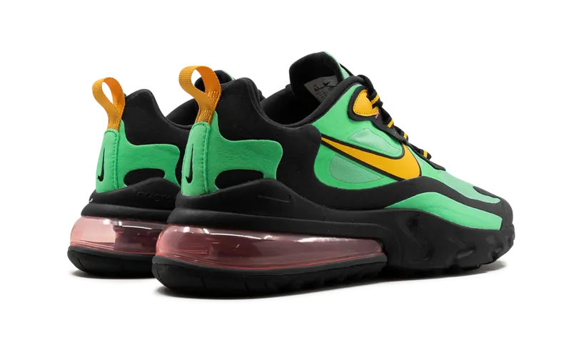 Nike Air Max 270 React Electro Green Yellow Ochre Obsidian Electro Green/Yellow Ochre-Obsidian (AO4971-300)