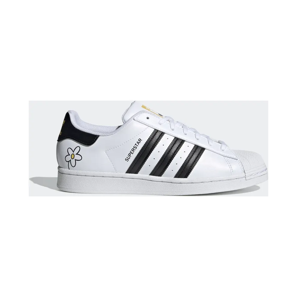 adidas Superstar Schuh Cloud White / Core Black / Hazy Yellow (GW2249)