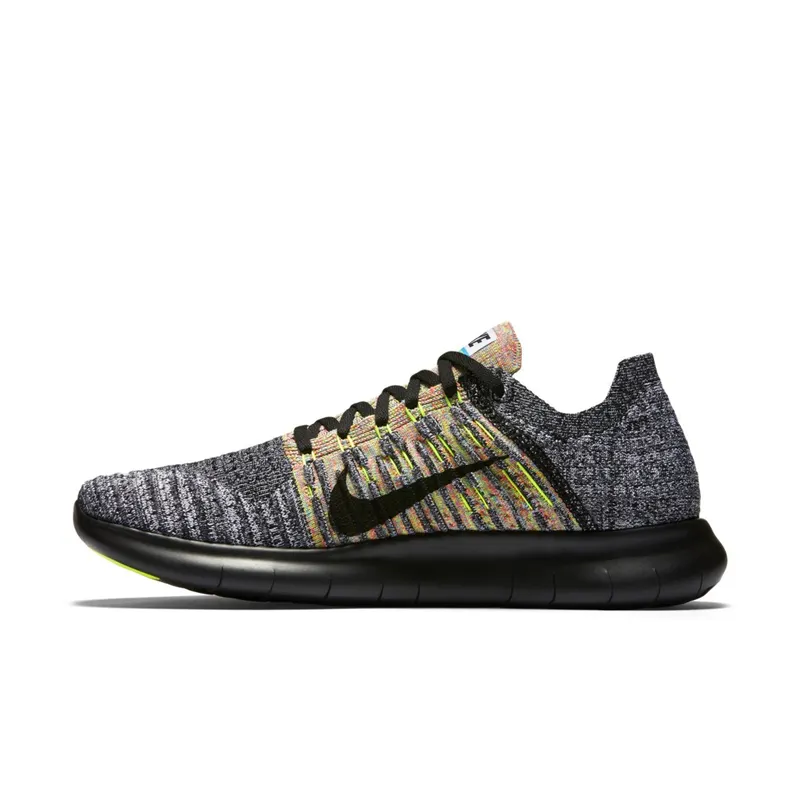 Nike Free RN Flyknit Black Hyper Punch (2016) (831069-004)