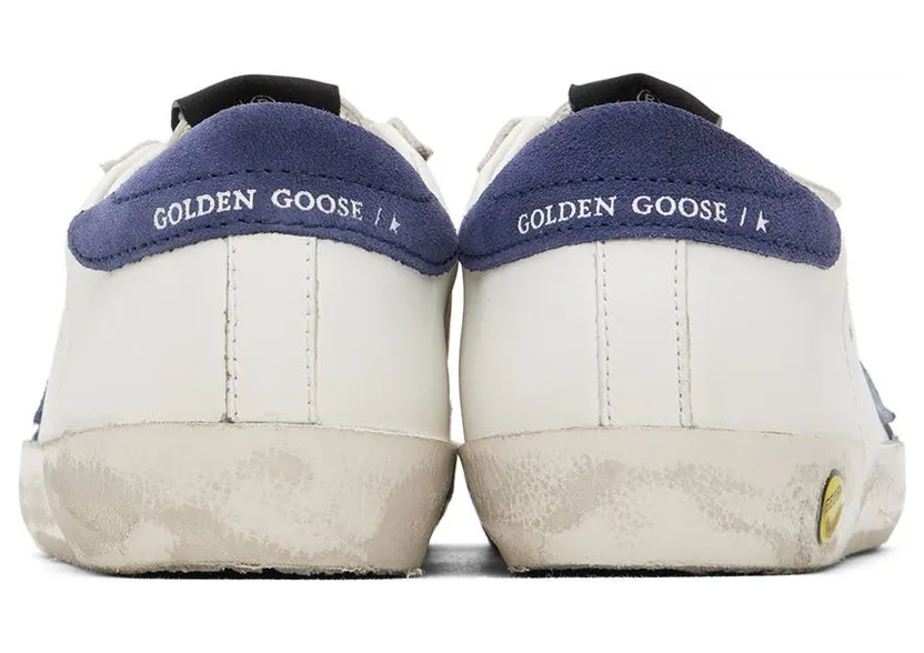 Golden Goose Kids White & Blue Old School Sneakers (GYF00111.F000418.10304) (2)