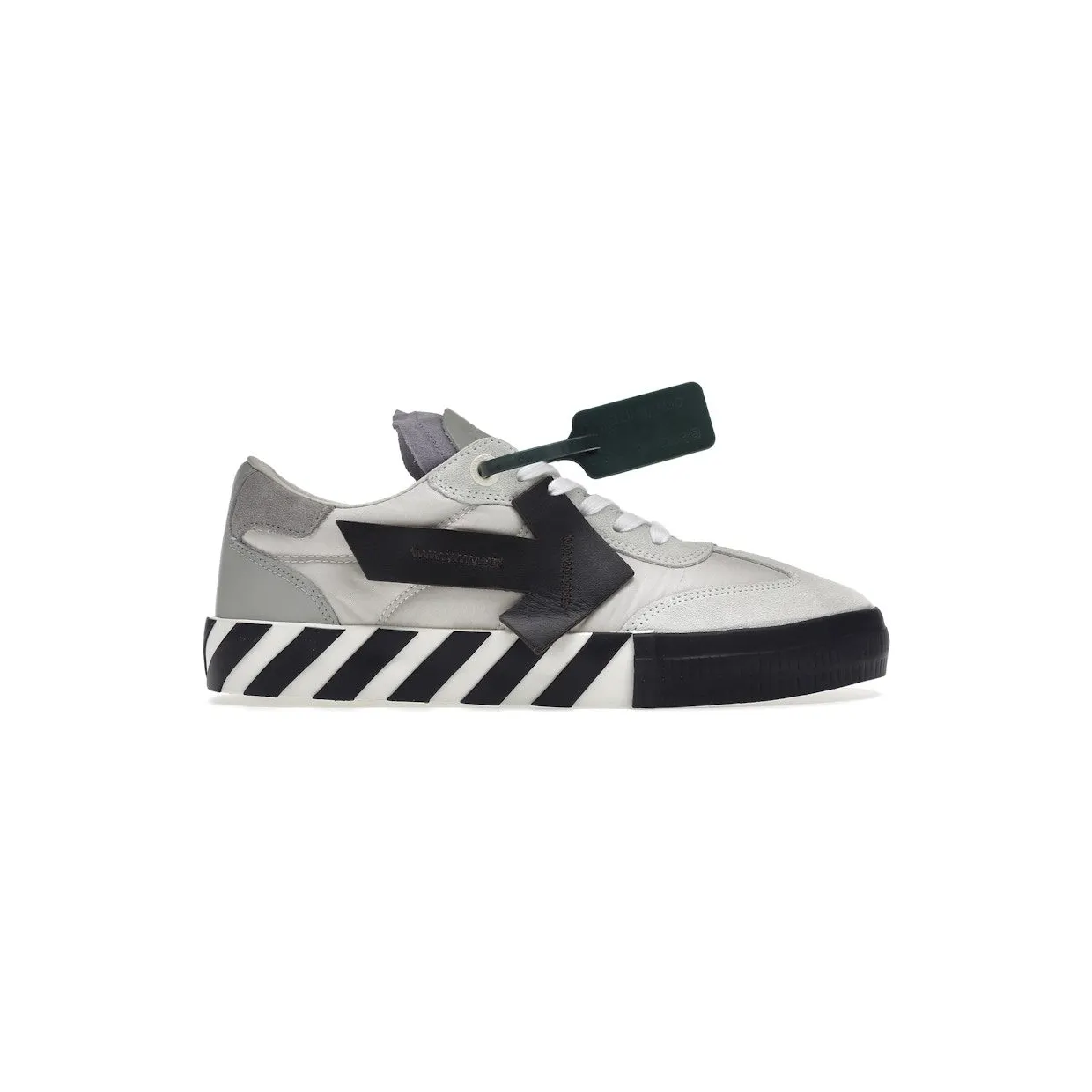 OFF-WHITE New Vulcanized Low White Black Grey Lilac (OMIA232F22LEA0010110)