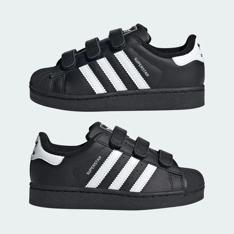 Adidas Superstar II Comfort Closure Kids Core Black / Cloud White / Core Black (JI3989)