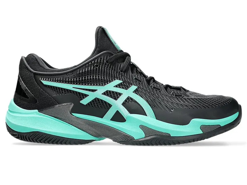 ASICS COURT FF 3 CLAY “Black / Aurora Green” (1041A371-002)
