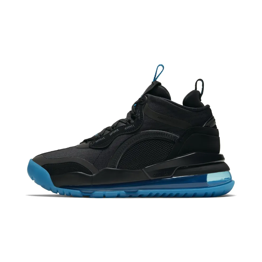 Jordan Aerospace 720 Black Blue Fury Black/Blue Fury-Reflective Silver (BV5502-004)