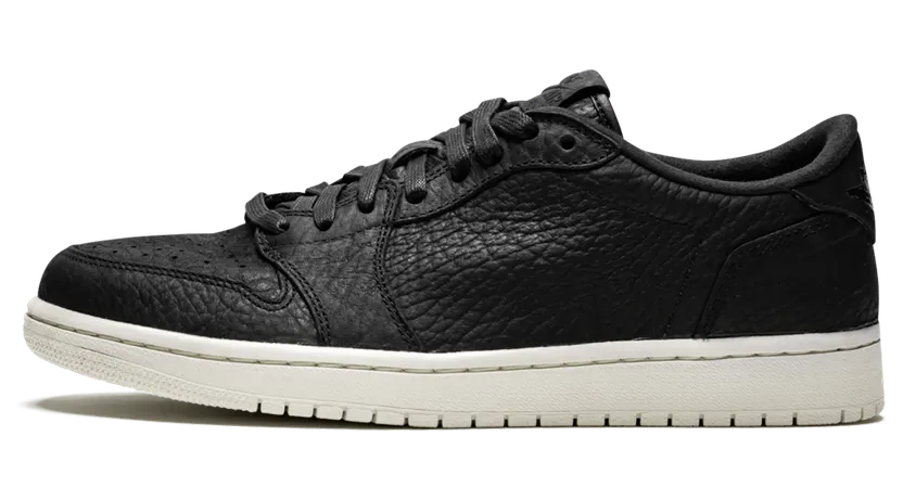 Jordan 1 Retro Low Swooshless Black (2025) ((2025) 848775-005)