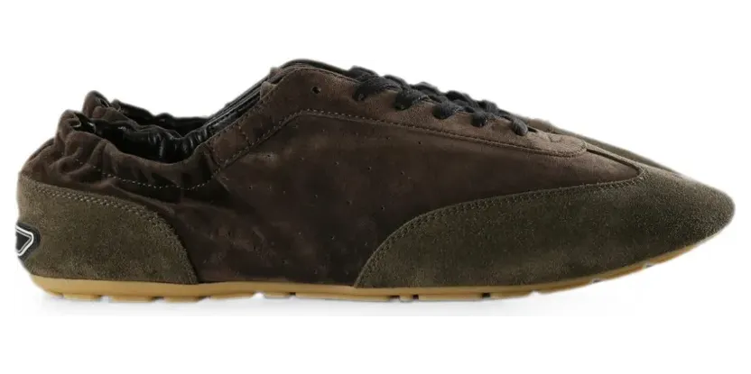 Saint Laurent Lewis suède sneakers – Bruin (A003Q627DAG)