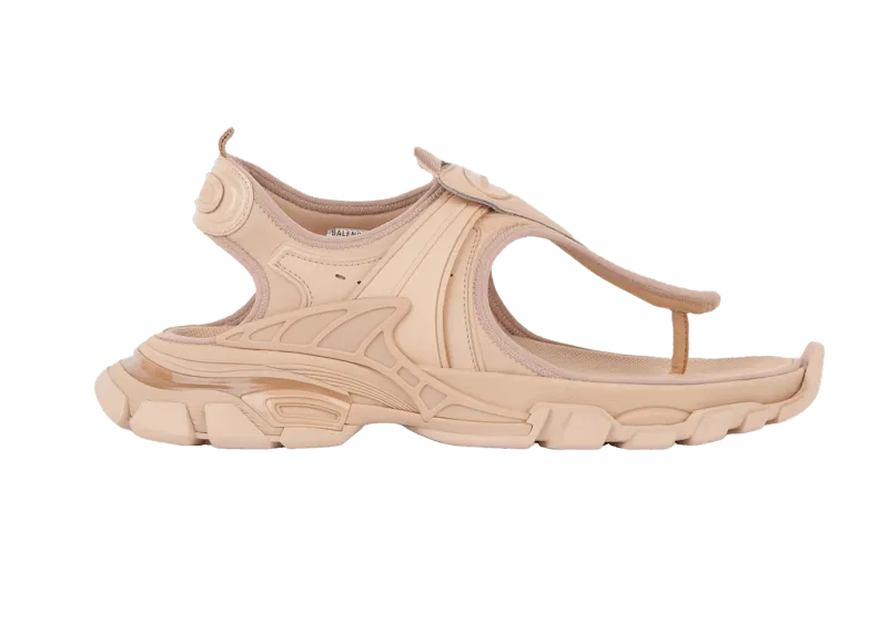 Balenciaga Track Thong Sandal Beige (W) (618089W2PA19700)