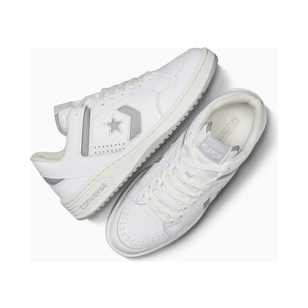 Converse Weapon Leather White/Grey Area/Vintage White (A12335C)