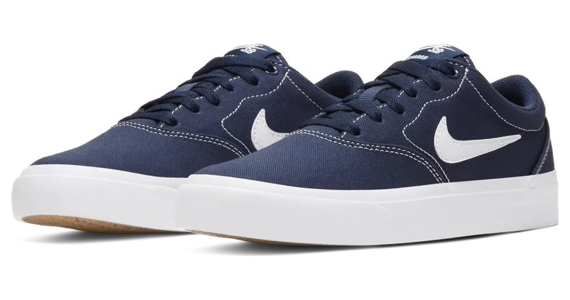 Nike SB Charge Canvas (GS) “Midnight Navy / White” (CQ0260-400)