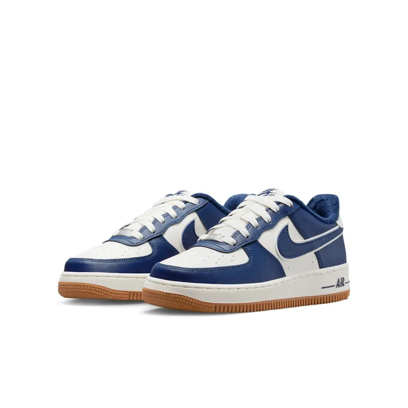 Nike AIR FORCE 1 LV8 (GS) “College Pack – Midnight Navy” (DQ5972-101)