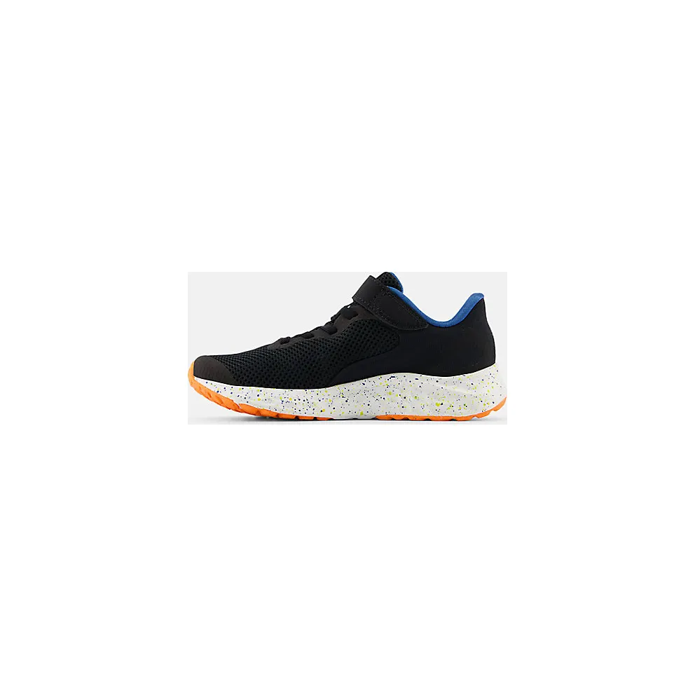 New Balance Fresh Foam Arishi v4 Bungee Lace Black Blue Agate Blaze Orange (PAARIBS4)