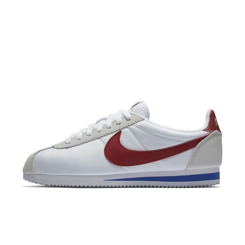 Nike Classic Cortez Premium Nylon Forrest Gump White/Varsity Red (876873-101)