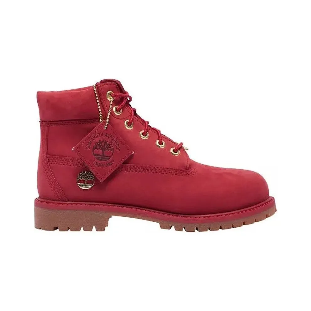 Timberland 6 Inch Premium Boot Dark Red Nubuck (TB-0A42QR-F41)