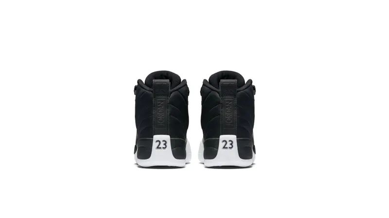 Jordan 12 Retro Nylon (GS) Black/Gym Red-White (153265-004)