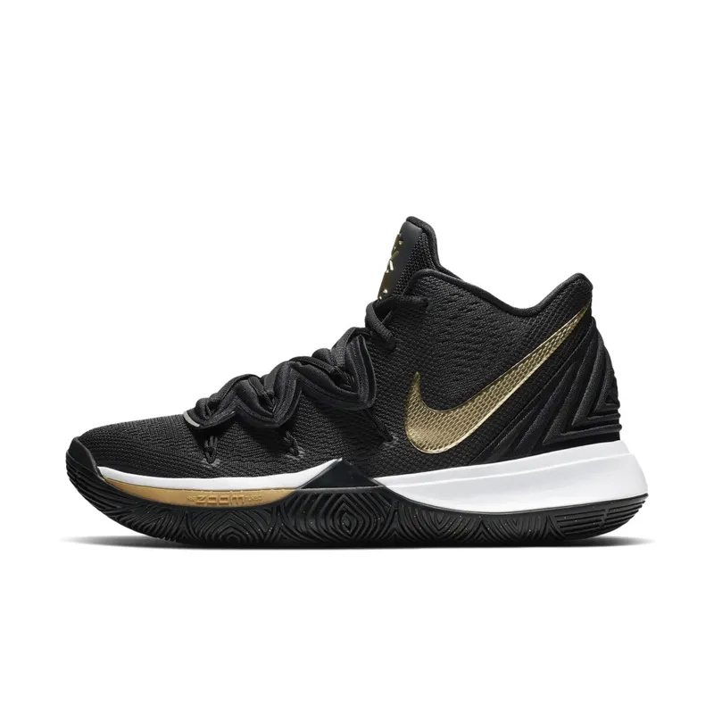 Nike Kyrie 5 Black Metallic Gold Black/Metallic Gold-White (AO2918-007)