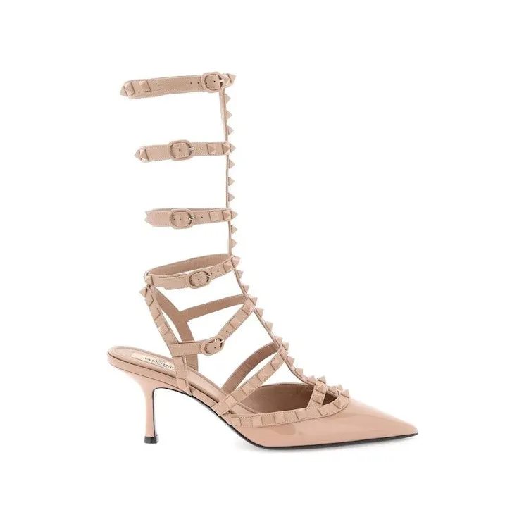 Valentino Garavani Rockstud Pointed Toe Pumps Pink (3W0S0HU9ZZFGF9)