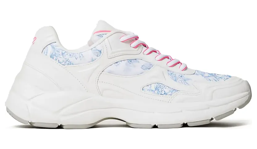 TWINSET Sneakers met toile-patroon – Wit (251AQT010)