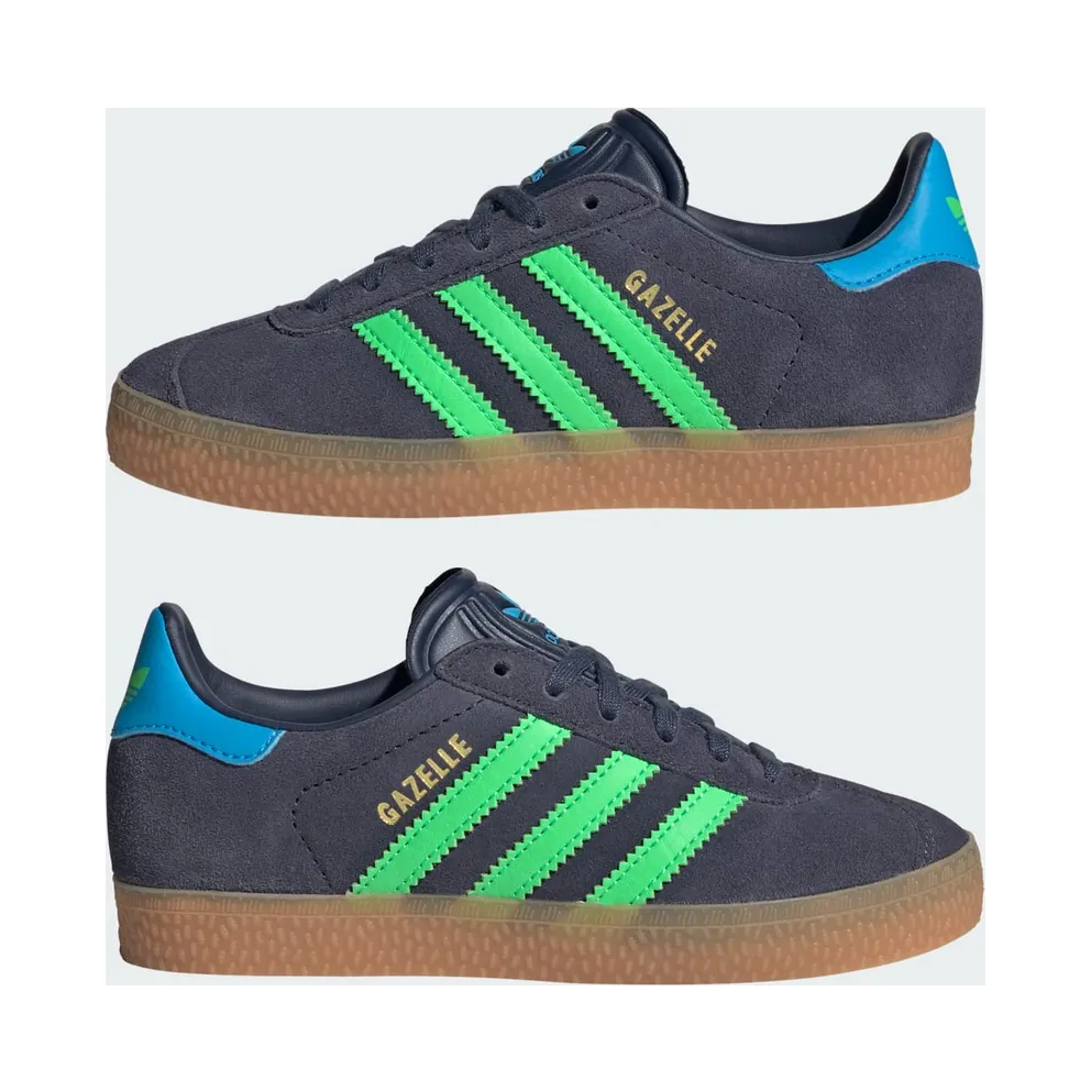 adidas Gazelle Shadow Navy Screaming Green (IH6471)