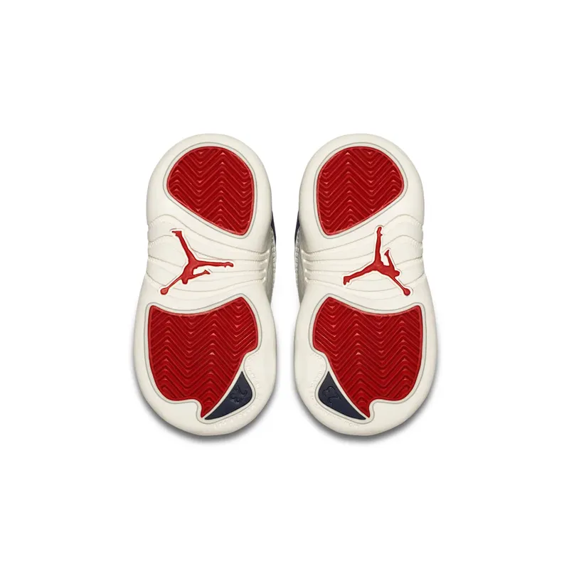 Jordan 12 Retro International Flight (TD) College Navy/University Red-Sail (BV8019-445)