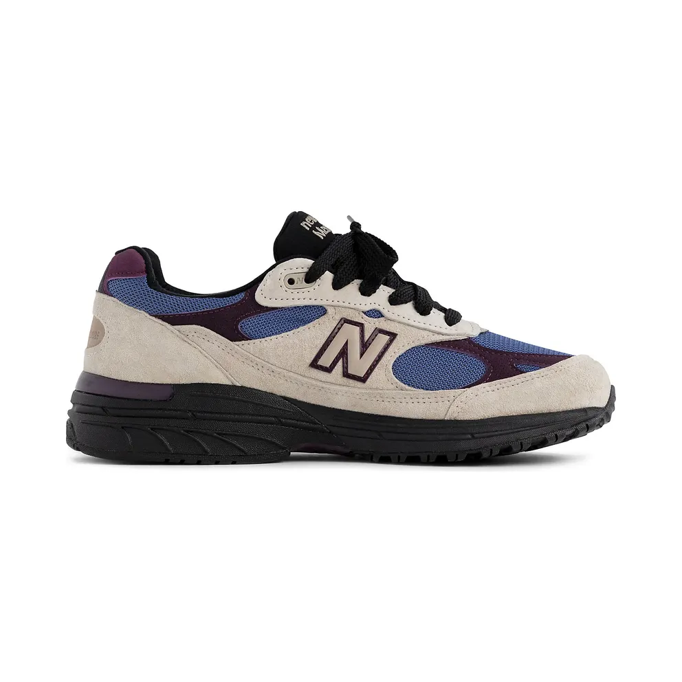 New Balance Aimé Leon Dore x 993 – “White / Slate Blue / Maroon” (MR993ALL)